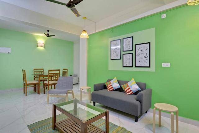 Luxury 2Bhk Apartment Near Calangute Baga Beach With Pool Kültér fotó