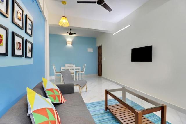 Luxury 2Bhk Apartment Near Calangute Baga Beach With Pool Kültér fotó