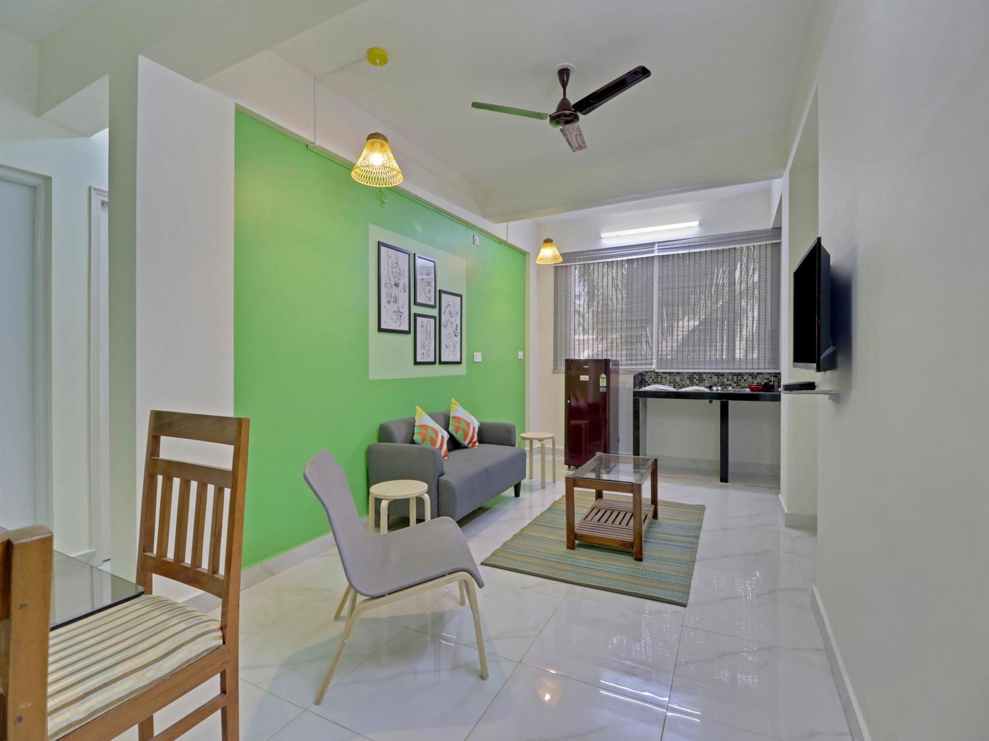 Luxury 2Bhk Apartment Near Calangute Baga Beach With Pool Kültér fotó