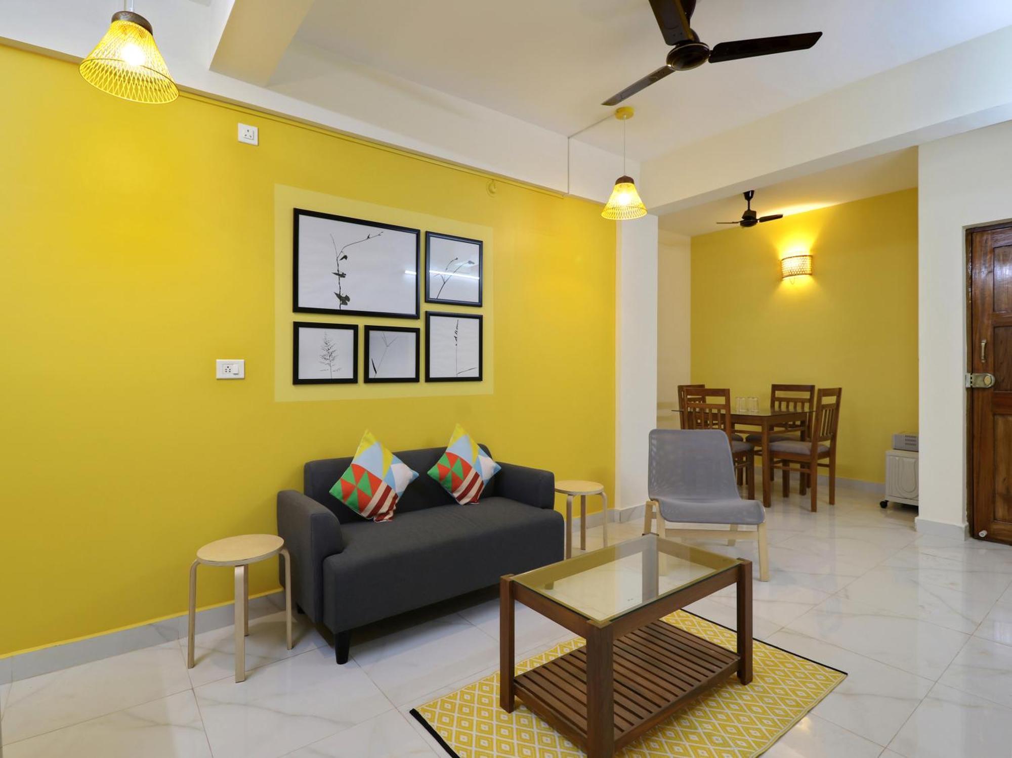 Luxury 2Bhk Apartment Near Calangute Baga Beach With Pool Kültér fotó